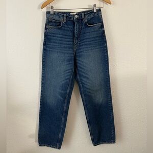 Zara Women's Straight Blue Jeans
